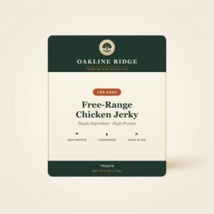 free range chicken jerky — Oakline Ridge