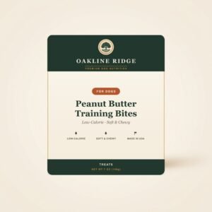 peanut butter training bites — Oakline Ridge