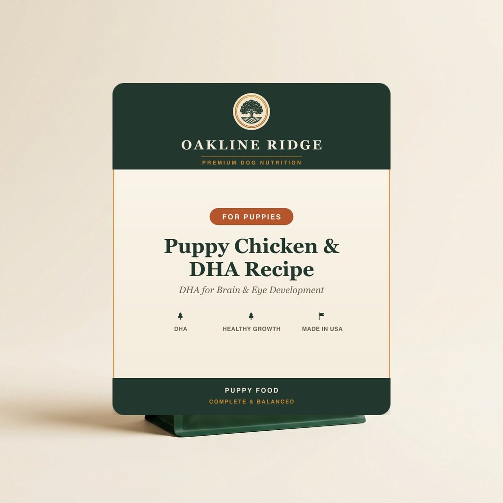 puppy chicken dha recipe — Oakline Ridge